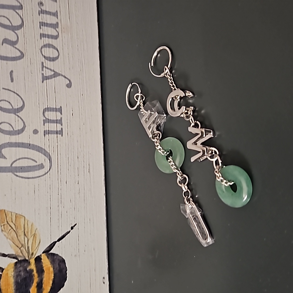 Jade Drop Earrings